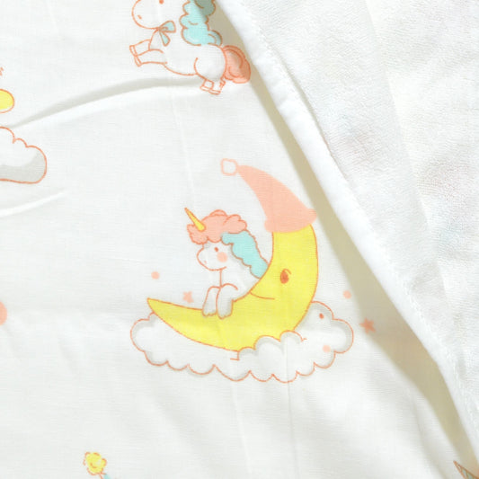 Muslin Cotton and Terry Baby Towel - 90x90cm