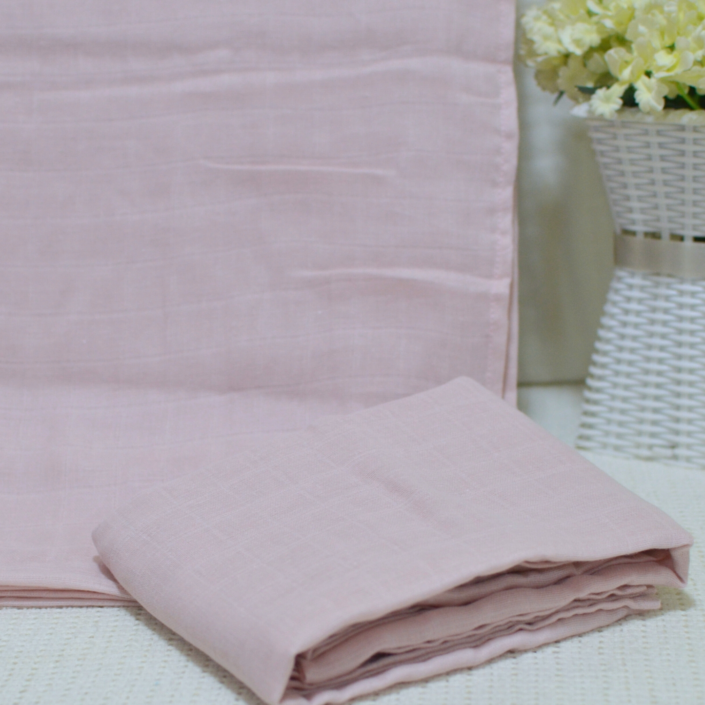 Muslin Swaddle 100% Cotton - 110 x 110 cm