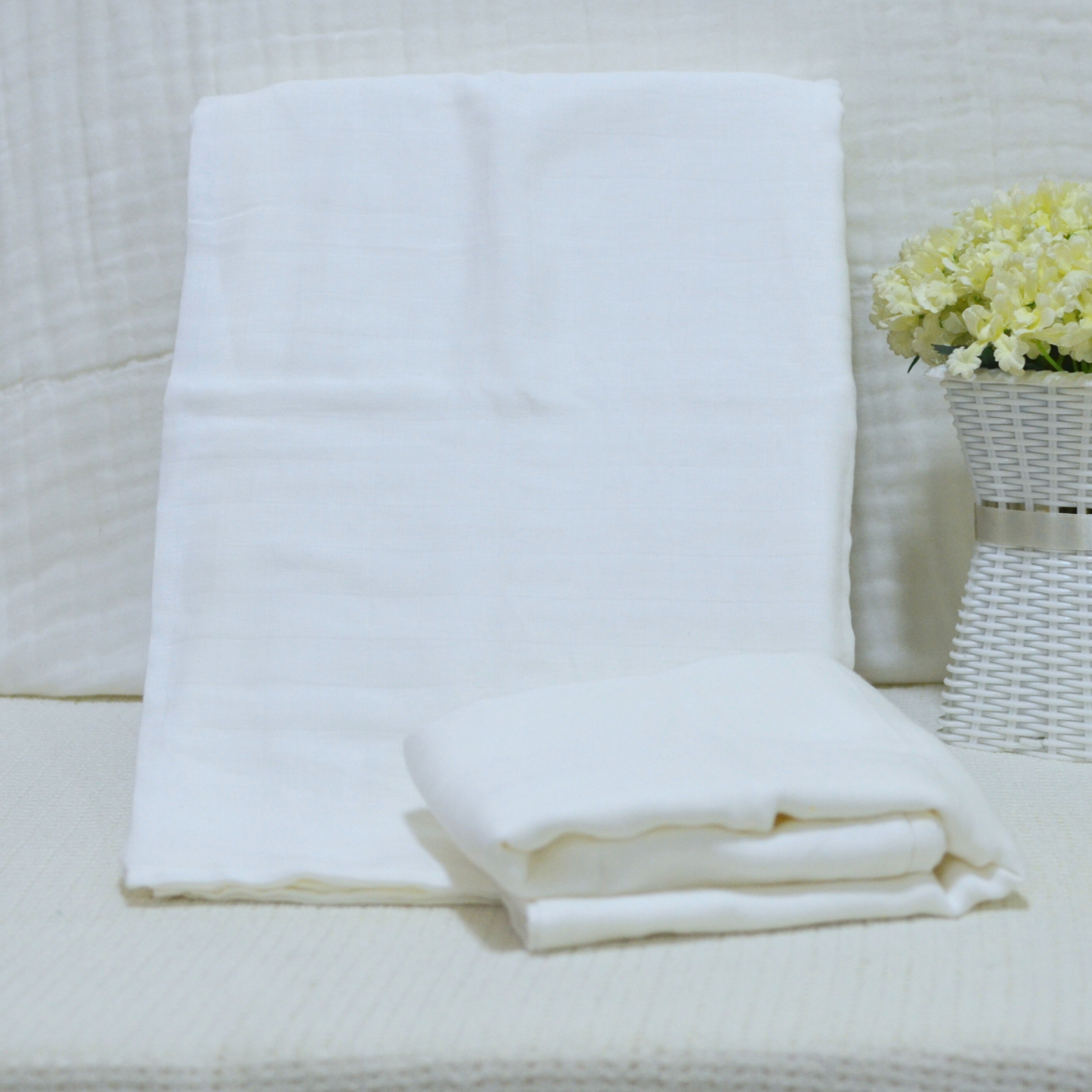 Muslin Swaddle 100% Cotton - 110 x 110 cm