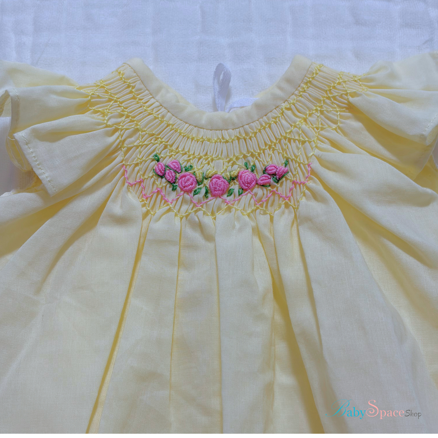 Handmade Bishop Smock Newborn Dress II