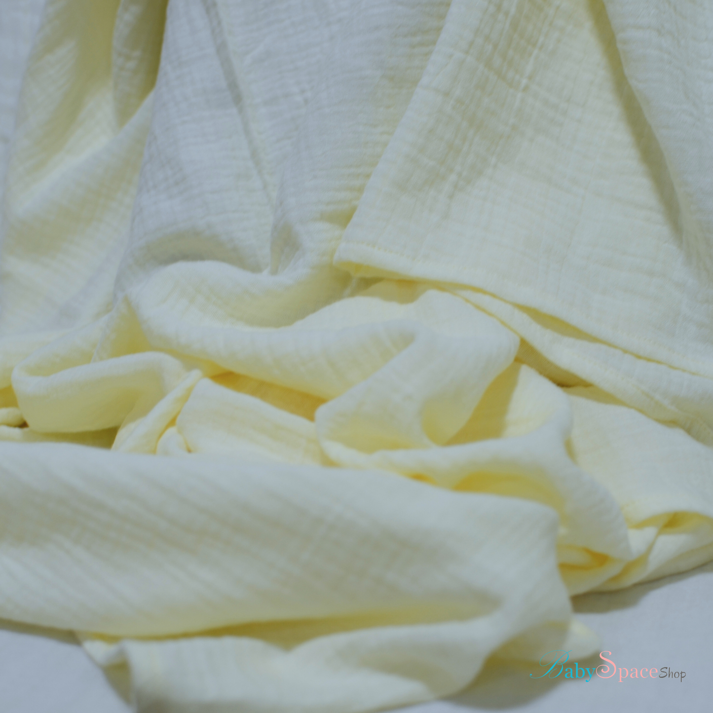 Double Crepe Muslin Cotton Baby Blanket 90x90cm (Colours)