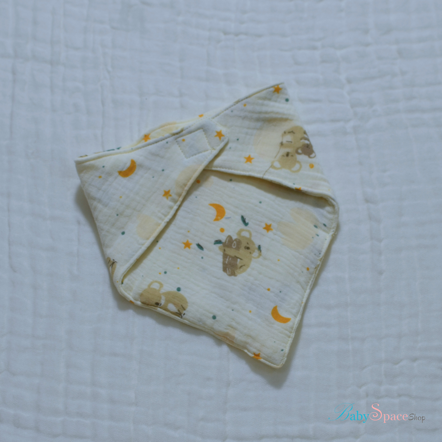 Bandana Baby Bibs with Velcro – 100% Cotton, Double Layered