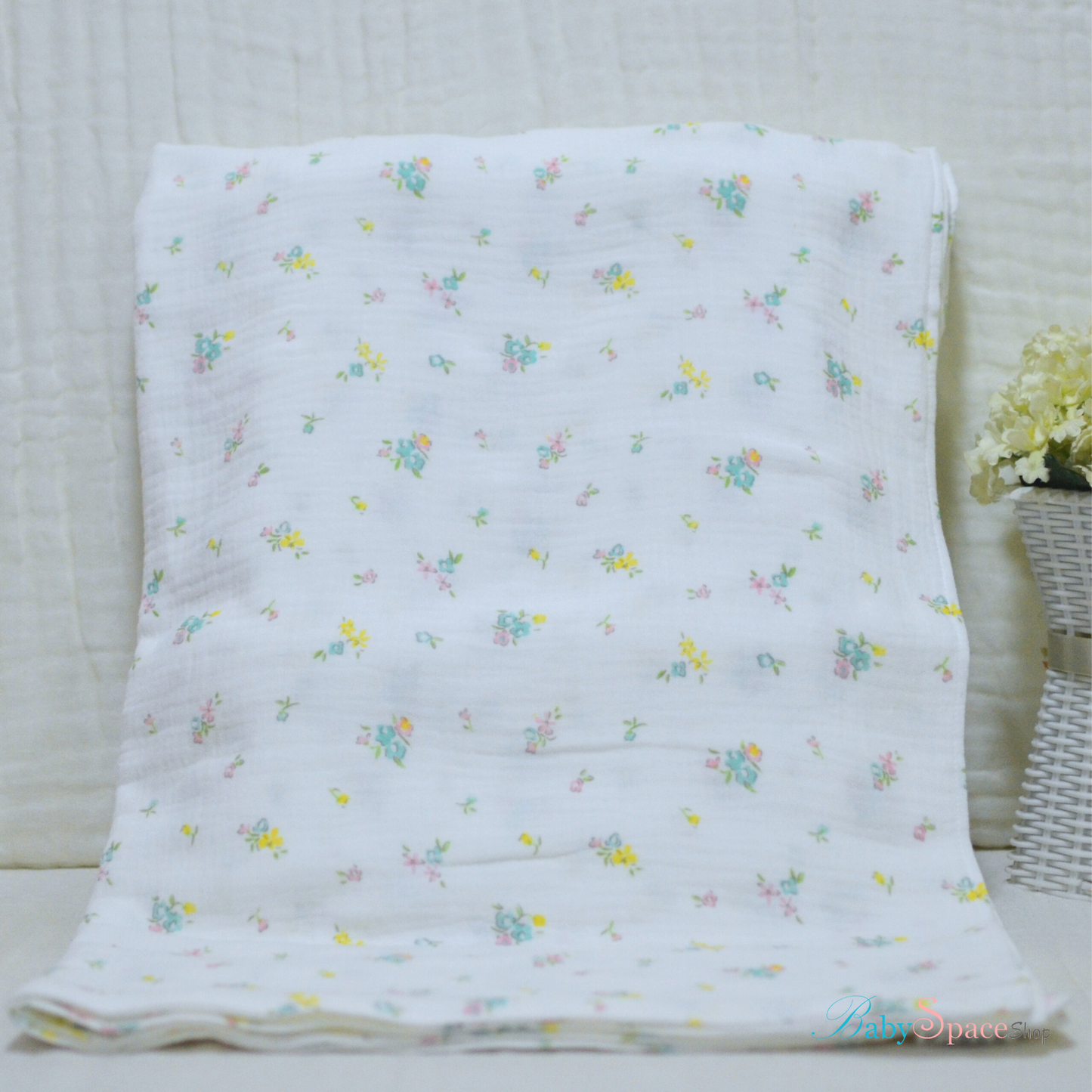 Muslin Baby Blanket 100% Cotton Double Crepe 70x100cm