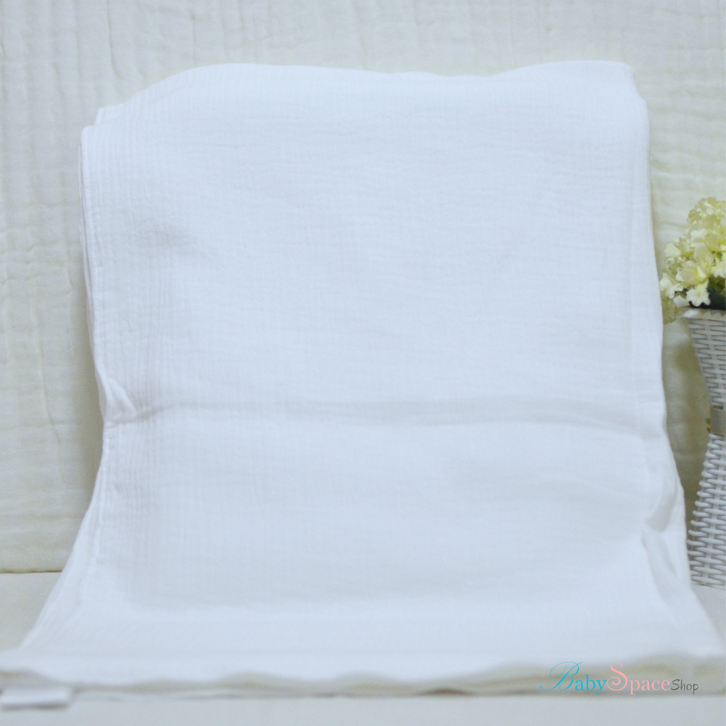 Muslin Crepe Cotton Baby Blanket 70x100cm (Colours)