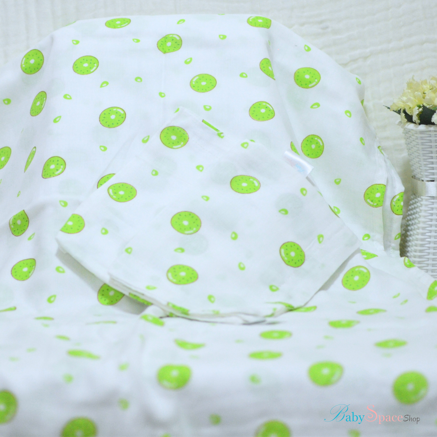 Baby Cot Sheet with 2 Matching Pillow Cases VII