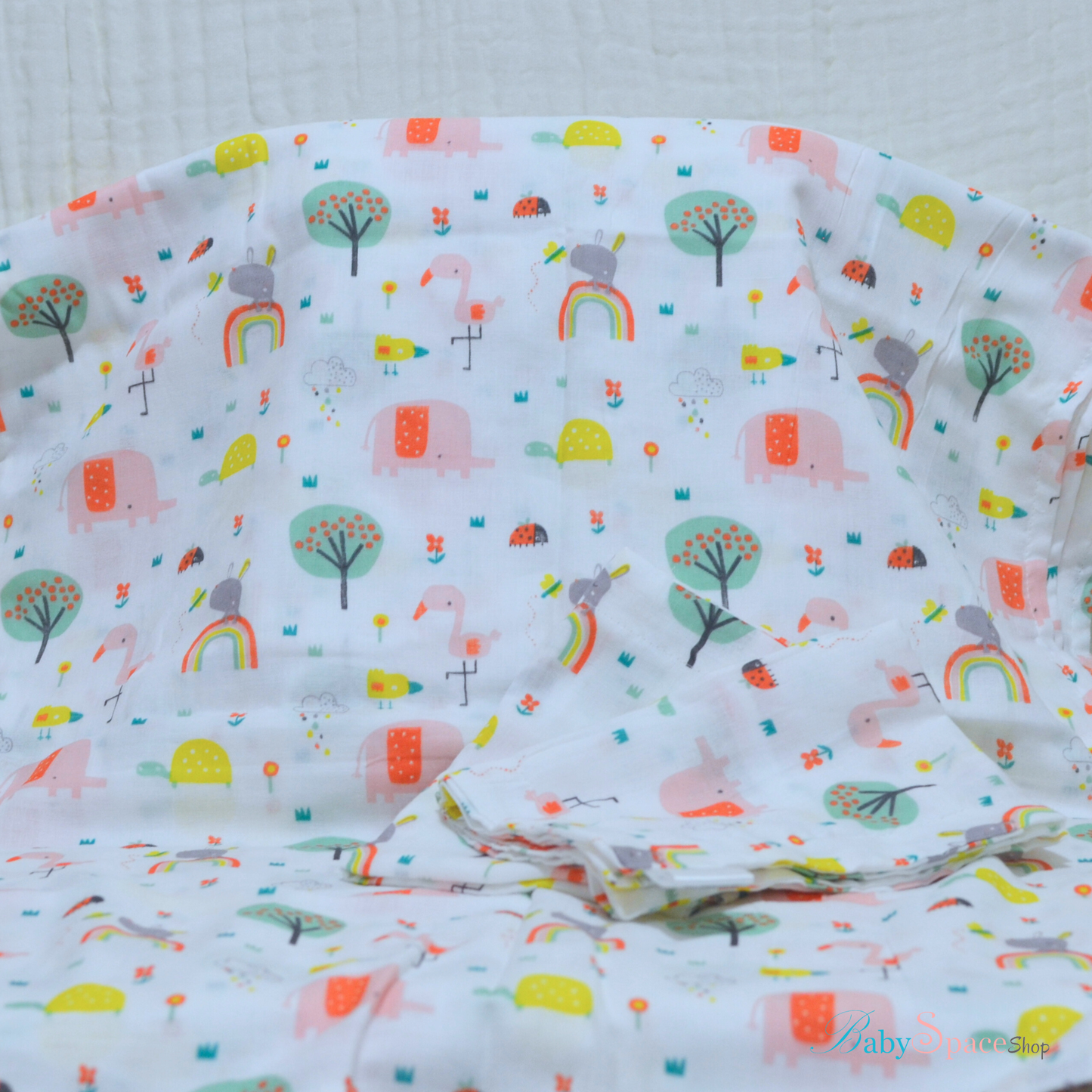 Baby Cot Sheet with 2 Matching Pillow Cases VII