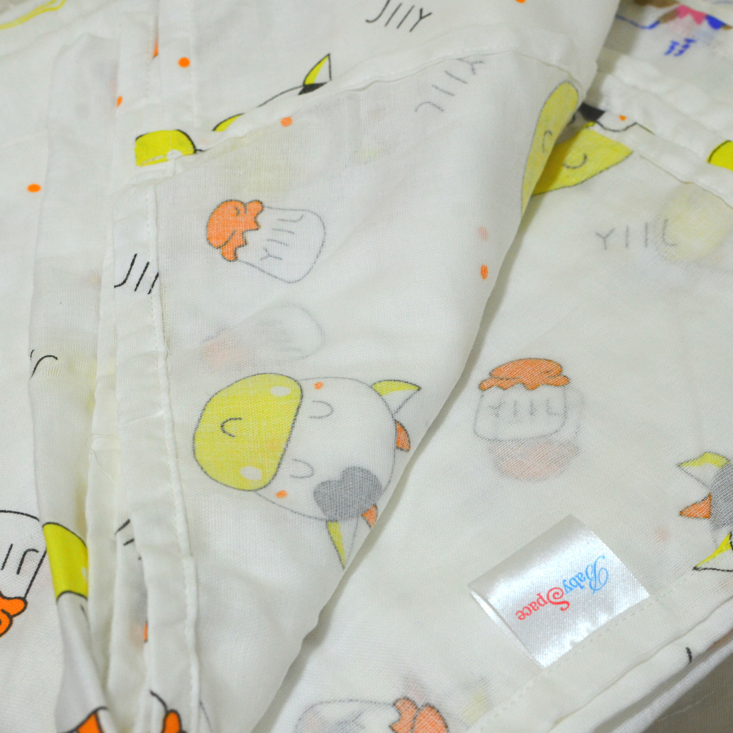 Muslin Swaddle Blankets - Plain 120 x 120 cm Collection