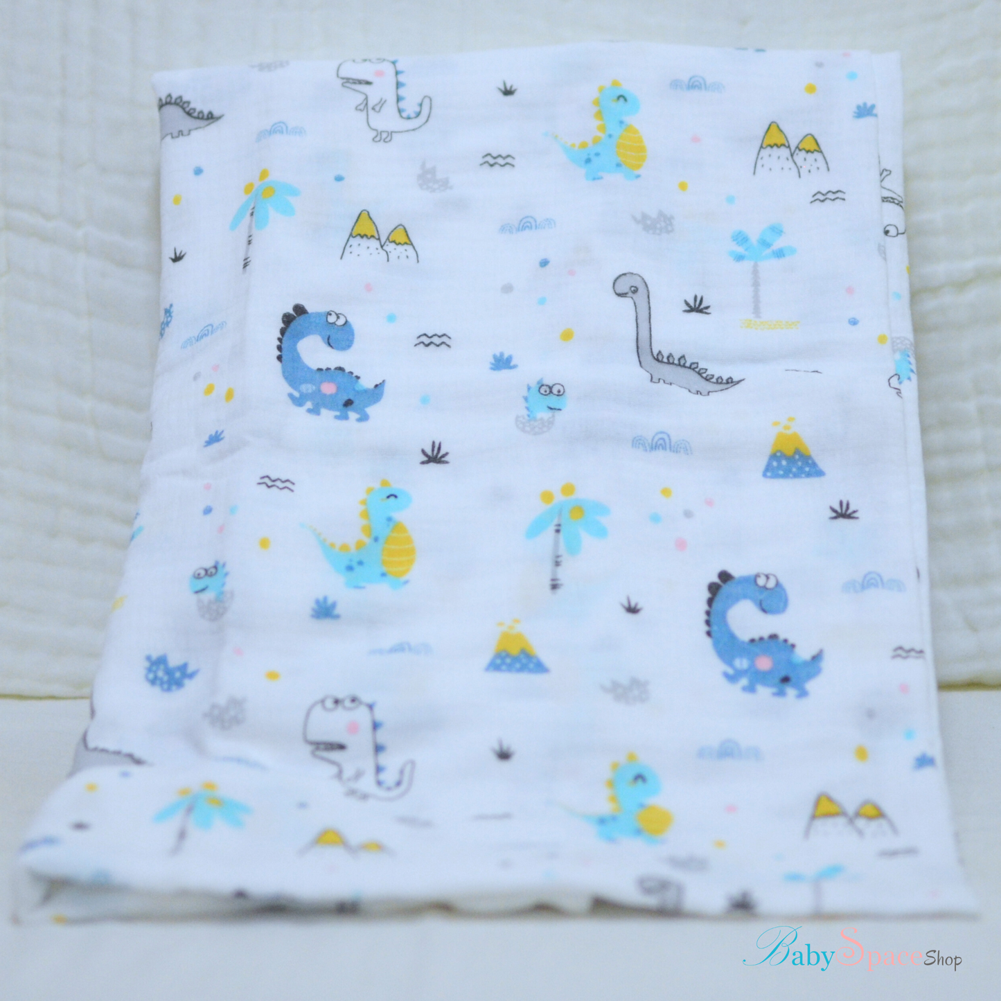 Muslin Crepe Cotton Receiving Baby Blanket 90x90cm
