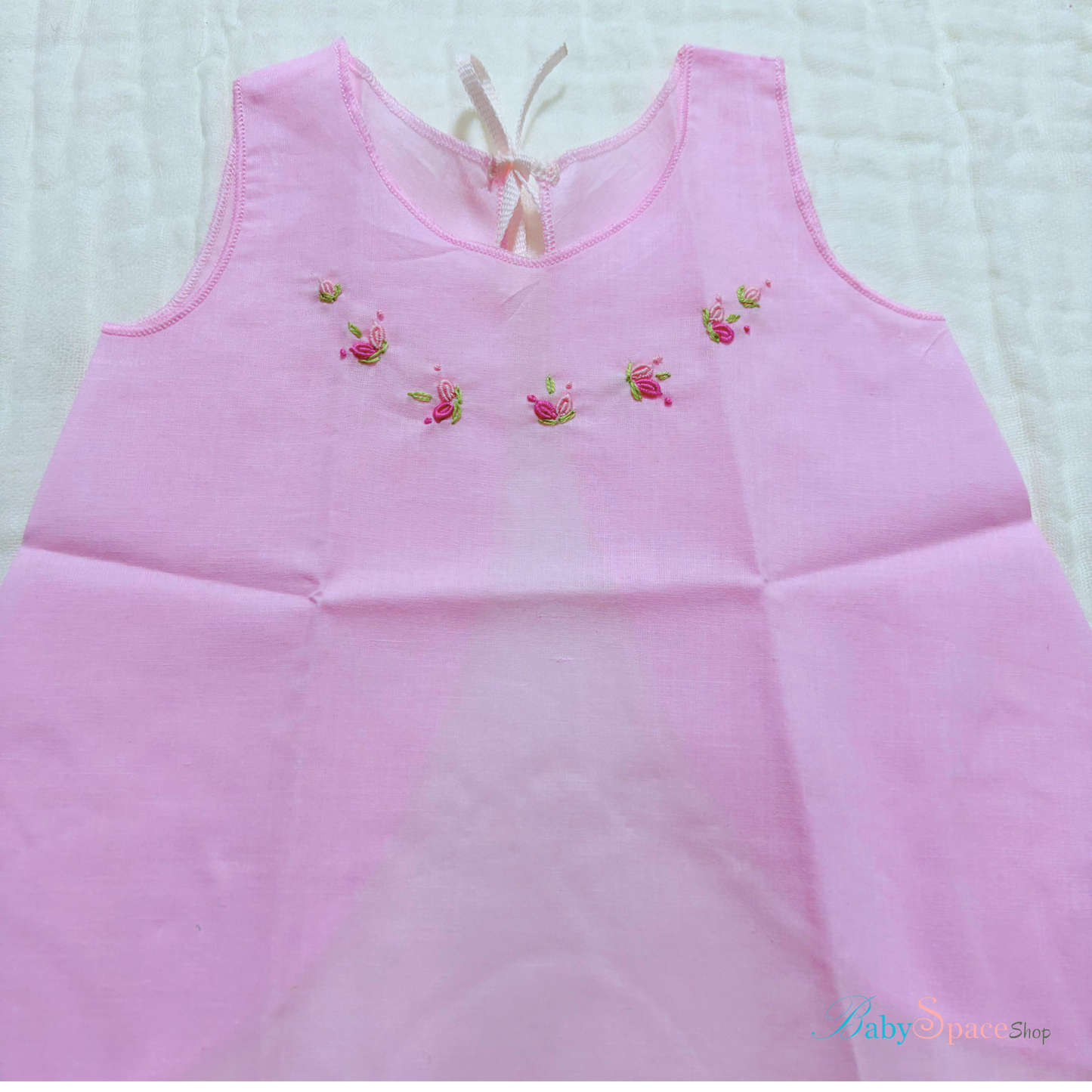 Handmade Newborn Shirt/Dress - Muslin IX