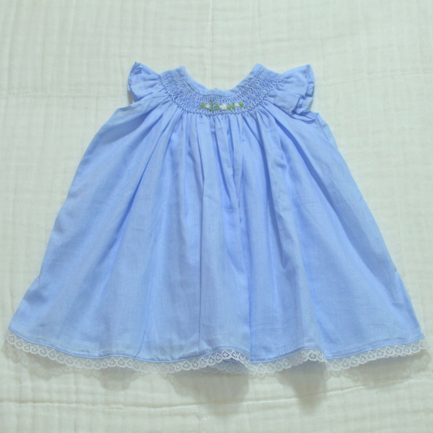 Handmade Smocked Dress Colours - 3 to 6 months