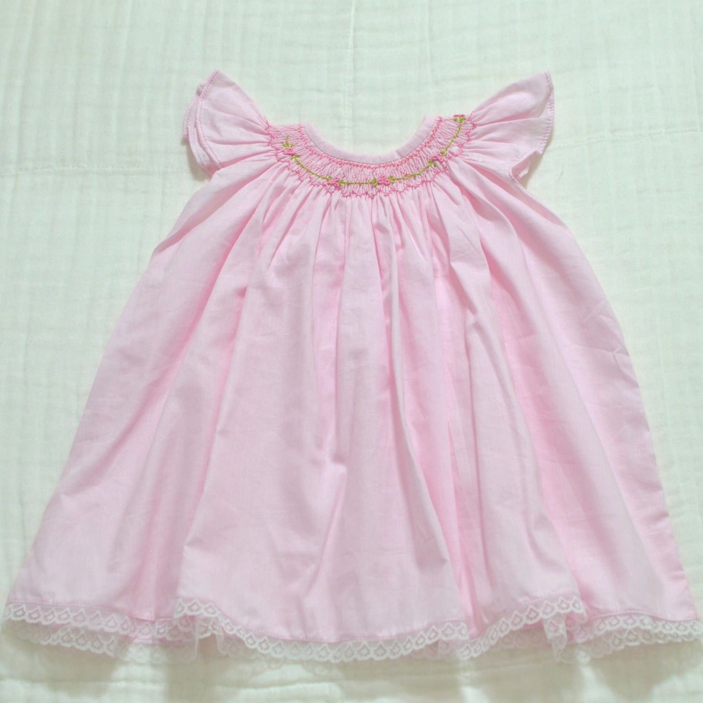 Handmade Smocked Dress Colours - 3 to 6 months