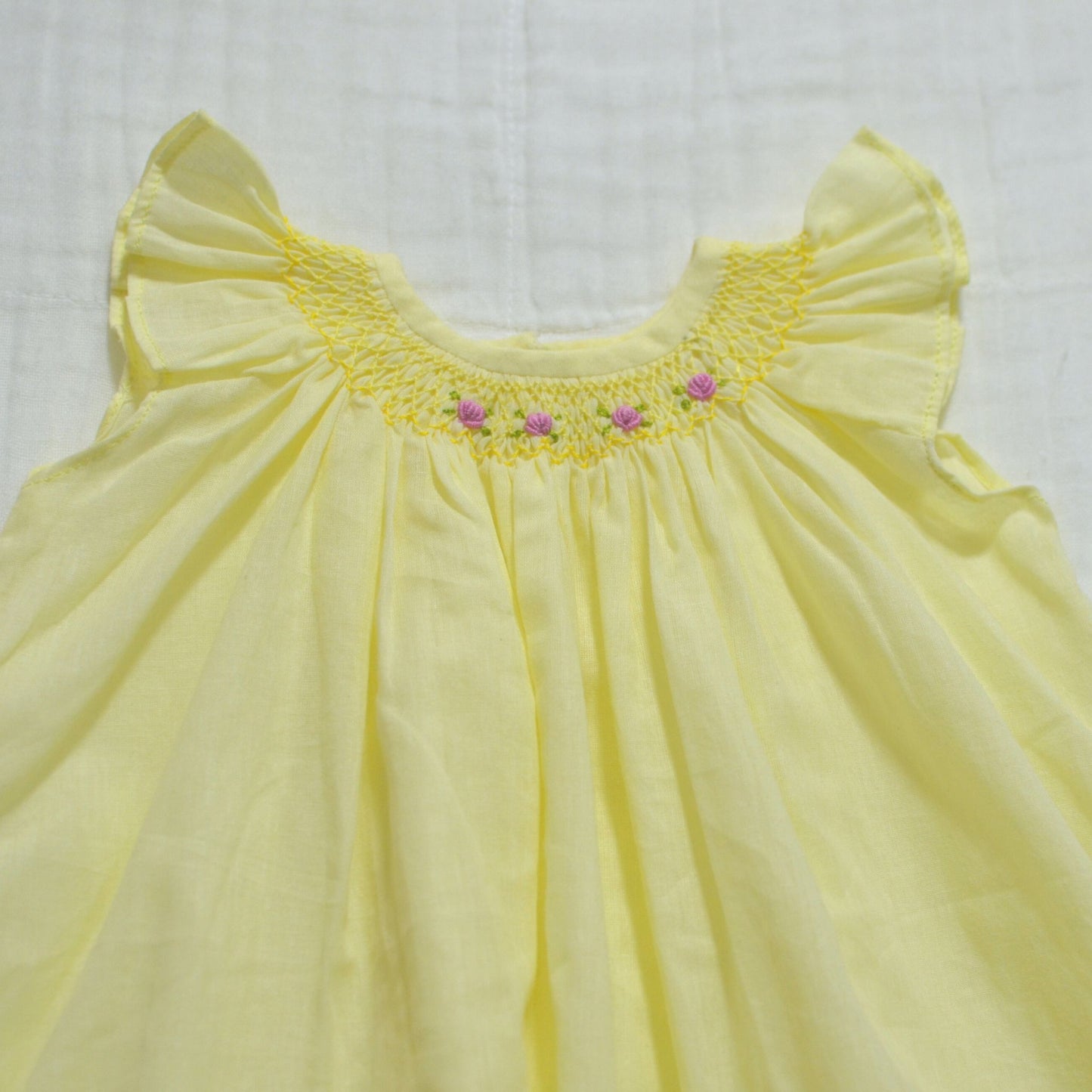 Handmade Smocked Dress Colours - 3 to 6 months