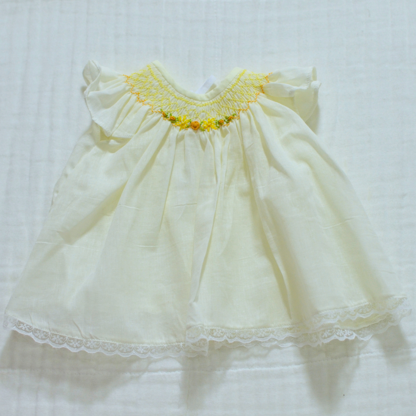 Handmade Bishop Smock Newborn Dress (Colours)