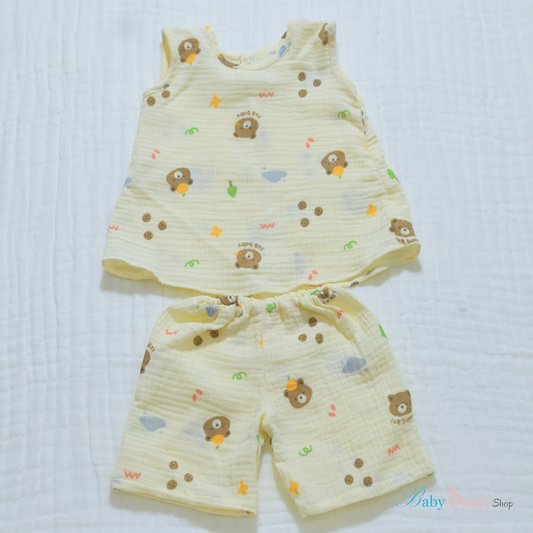 Muslin Baby Shirt and Pant 3 to 6 month