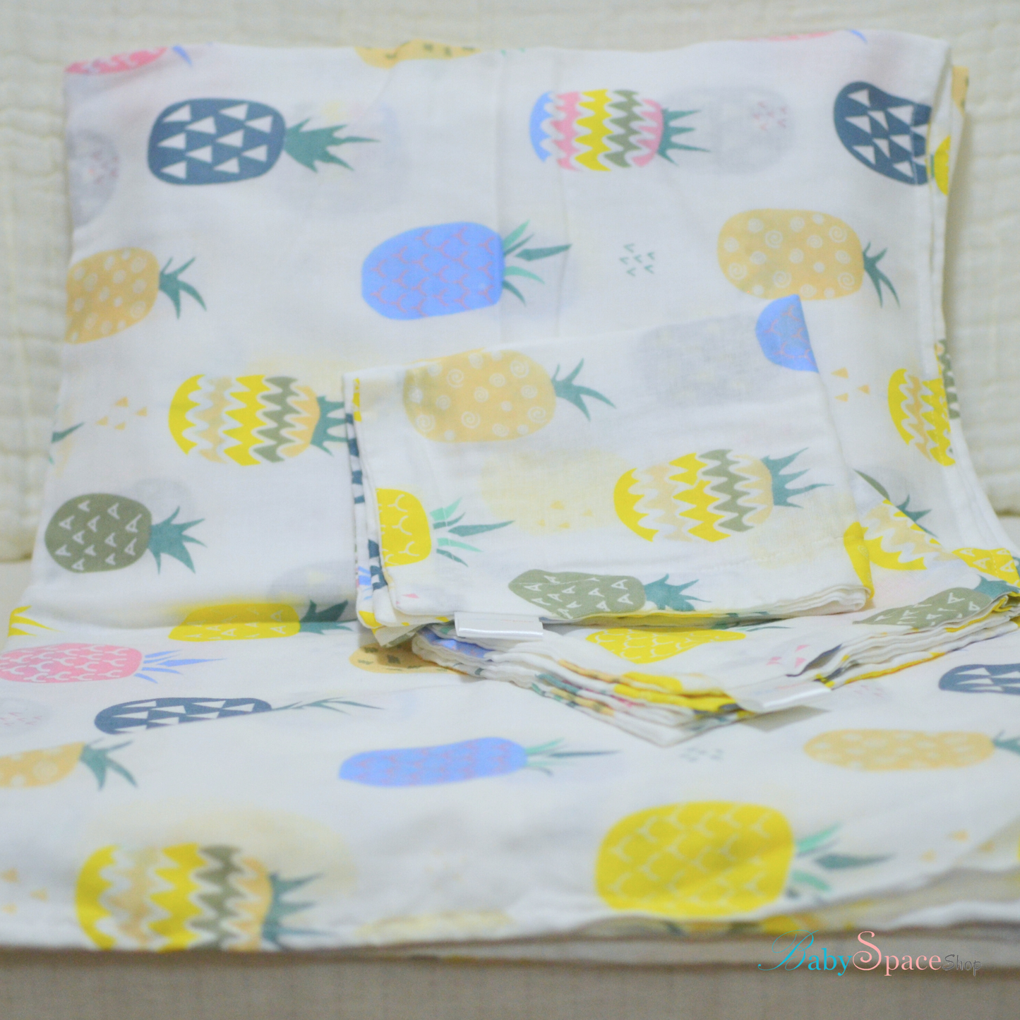 Baby Cot Sheet with 2 Matching Pillow Cases VI