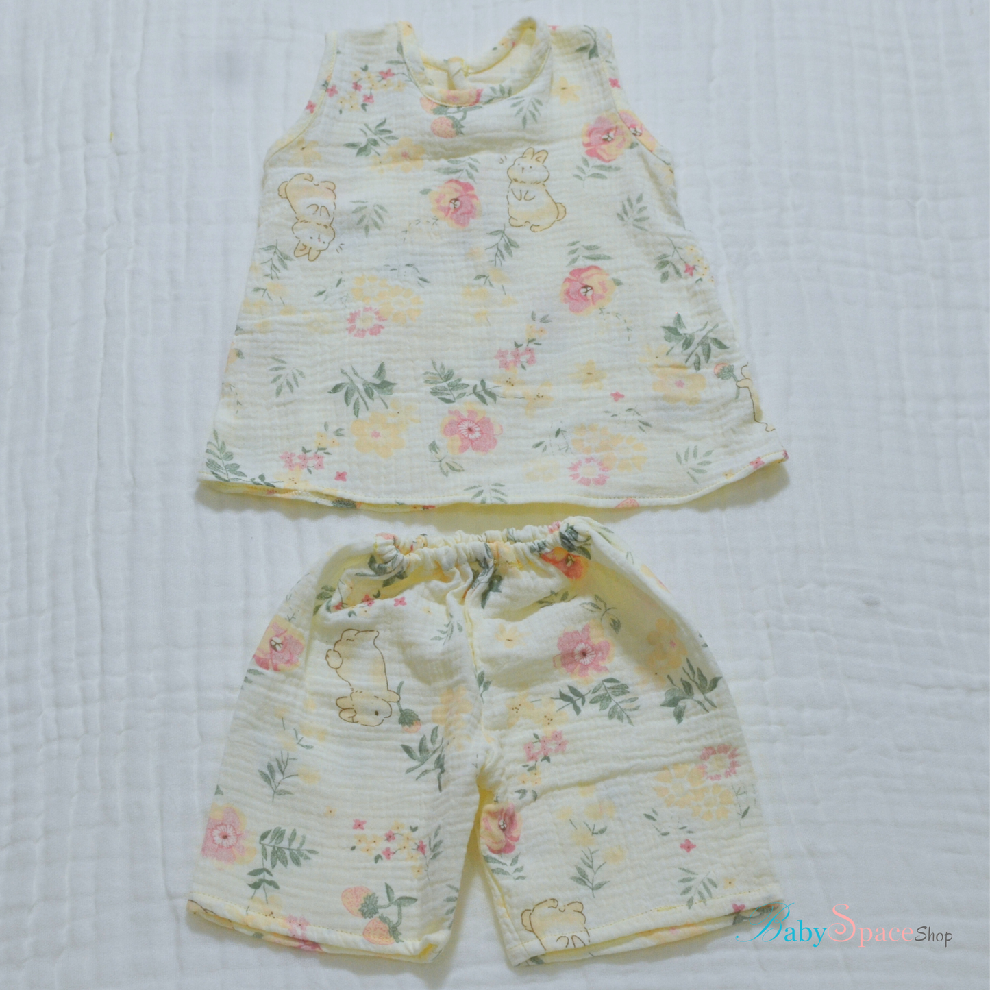 Muslin Baby Shirt and Pant 3 to 6 month