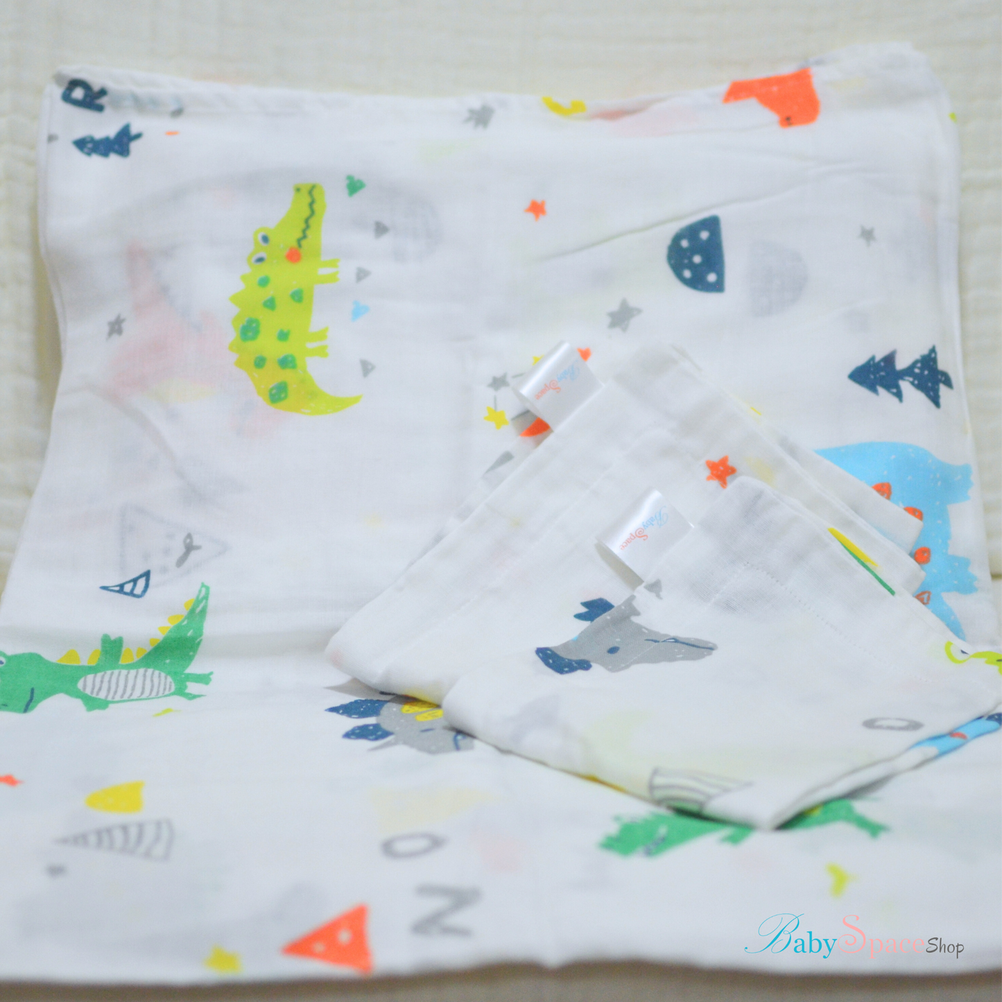 Baby Cot Sheet with 2 Matching Pillow Cases VI