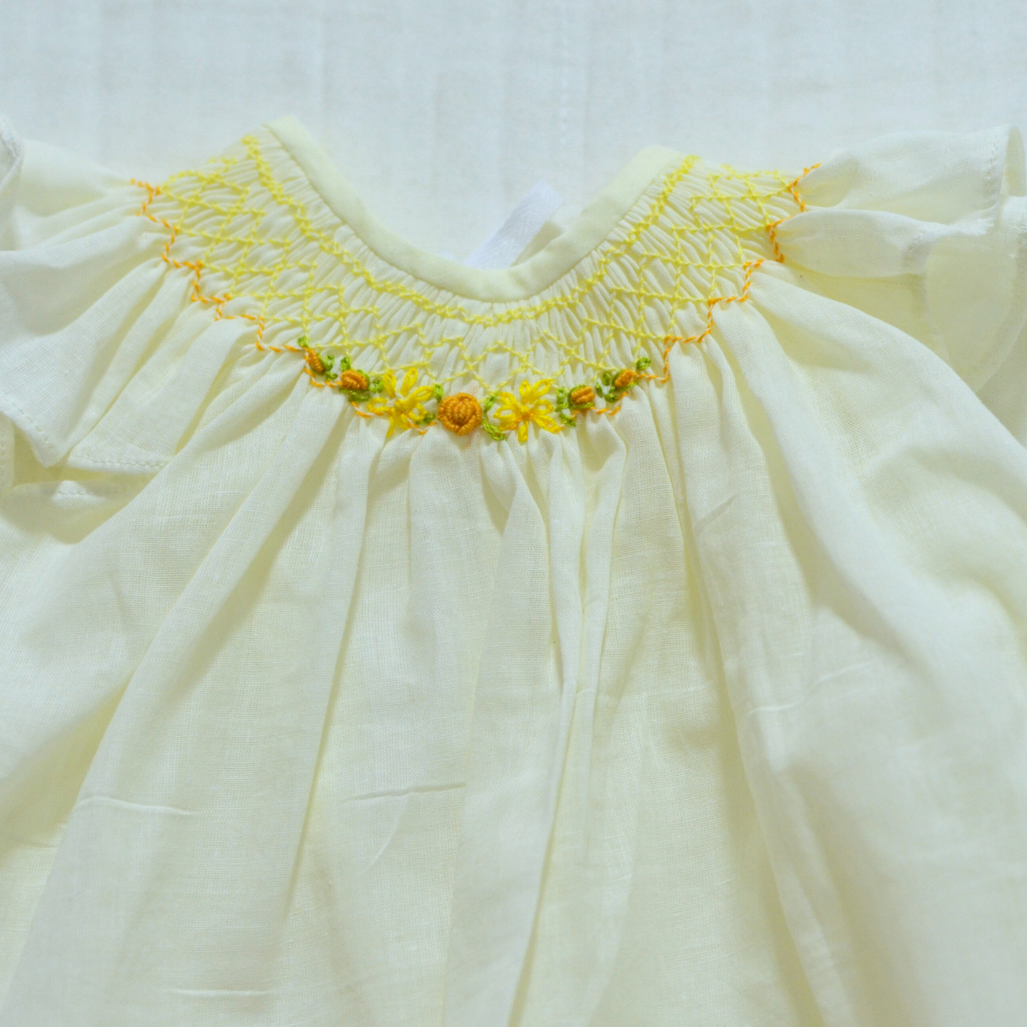 Handmade Bishop Smock Newborn Dress (Colours)
