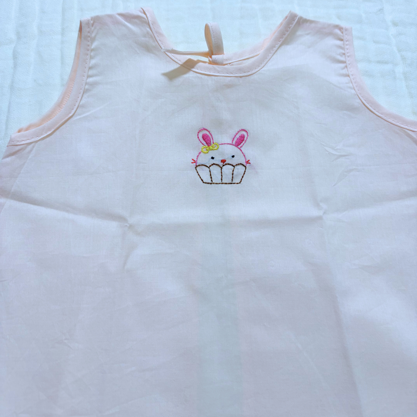 Baby Shirt / Dress - 0 to 3 Months (Pink/Peach)