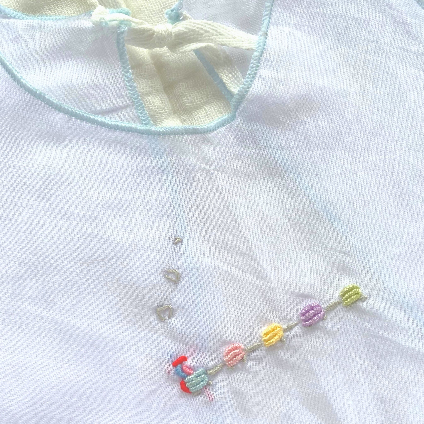 Handmade Newborn Shirt/Dress - Muslin VIII