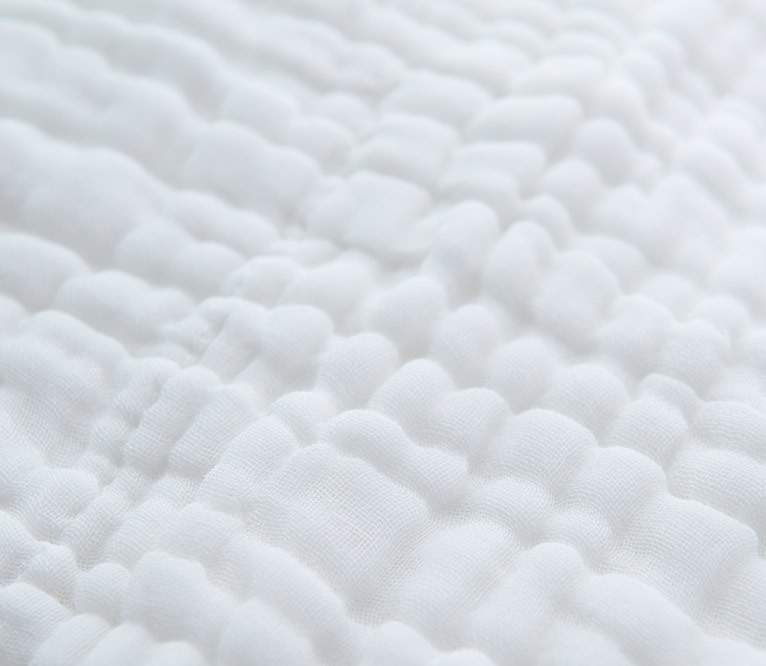 5 Layered White Cotton Gauze Baby Towel/Blanket - BabySpace Shop