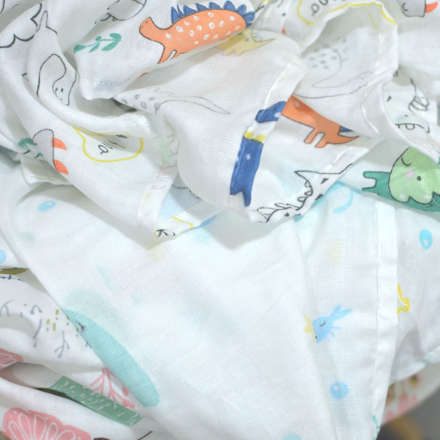Muslin Swaddle Blankets - Plain 120 x 120 cm Collection II