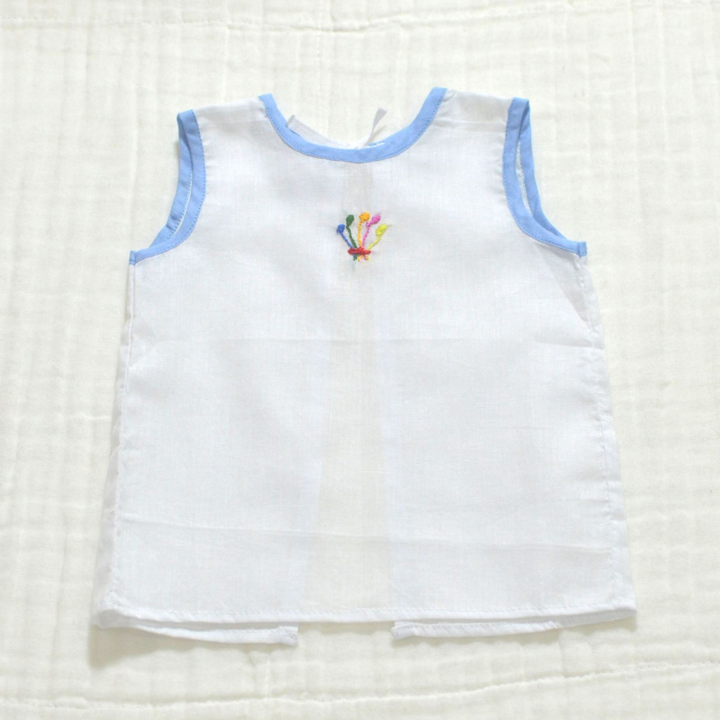 Baby Shirts Blue - Muslin 0 to 3 Month