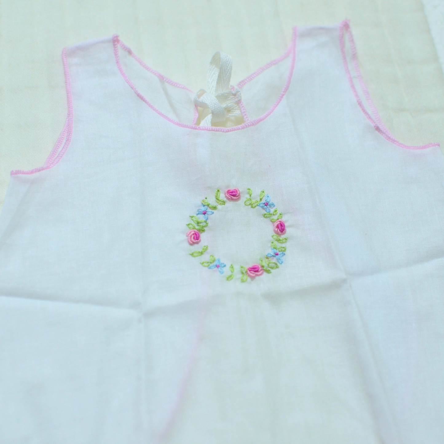 Handmade Newborn Shirt/Dress - Muslin VIII