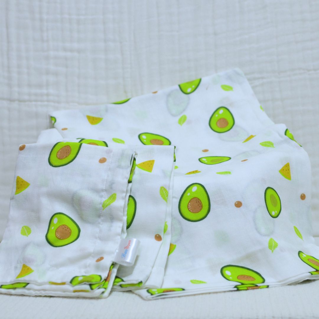 Baby Cot Sheet with 2 Matching Pillow Cases V