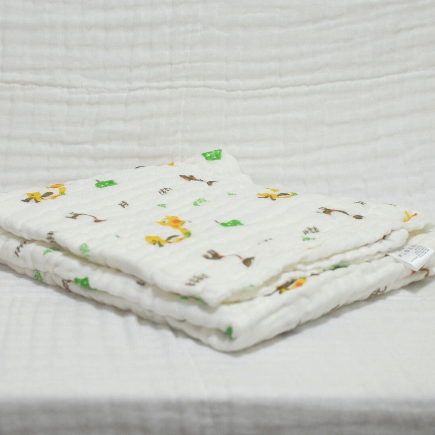 6 Layered Printed Cotton Gauze Baby Blanket/Towel 105x105cm - Collection V