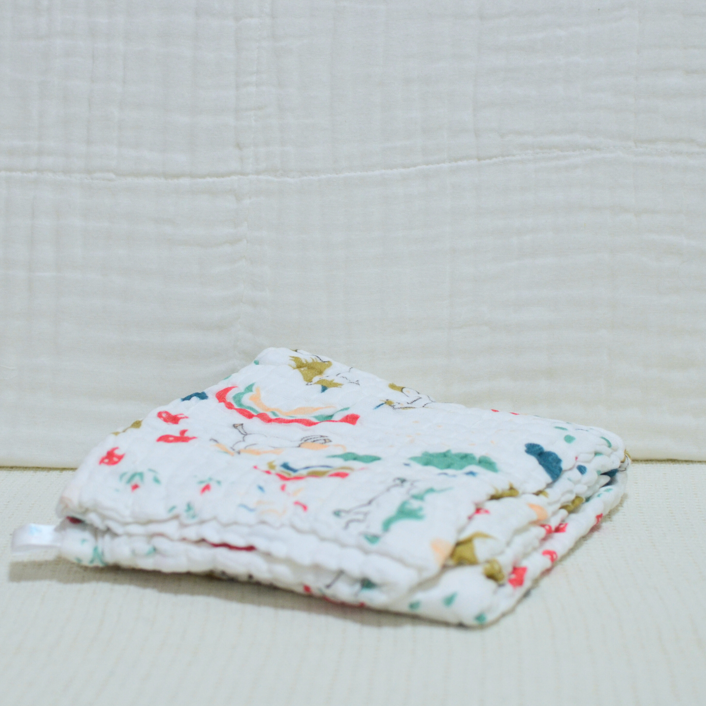 6 Layered Printed Cotton Gauze Baby Blanket/Towel 105x105cm - Collection V