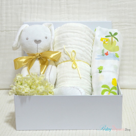 Baby Blanket Towel Bunny Gift