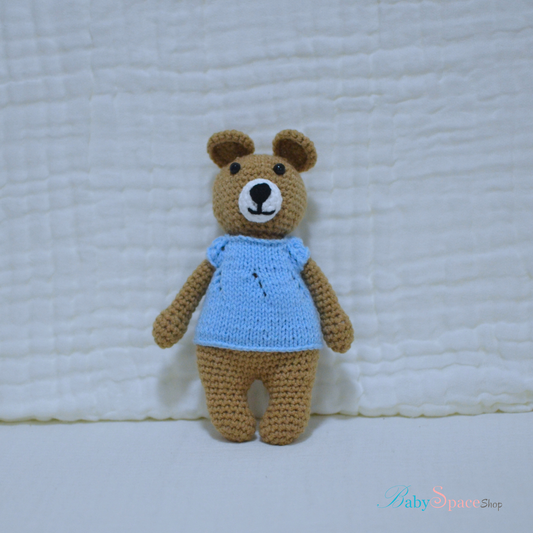 Handmade Crochet Bear With Tshirt