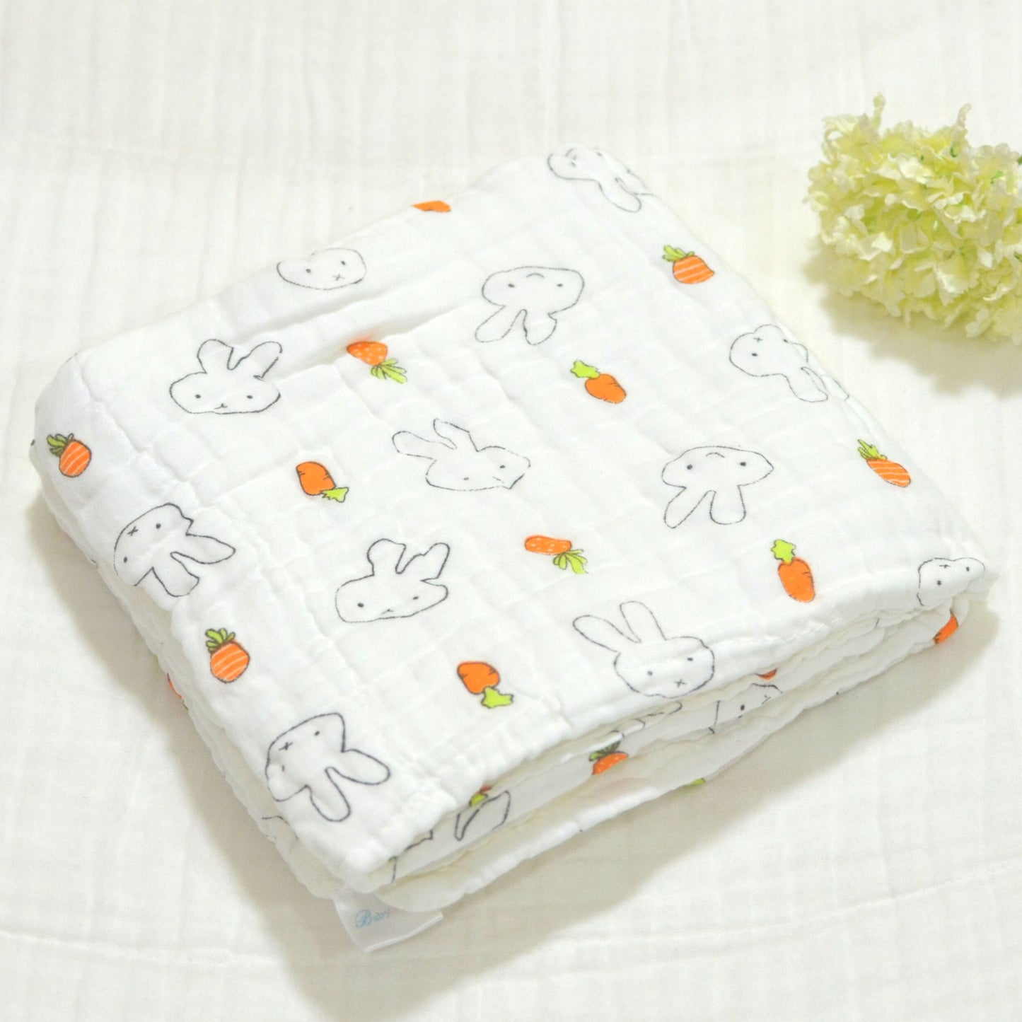 6 Layered Muslin Baby Blanket 100x100cm