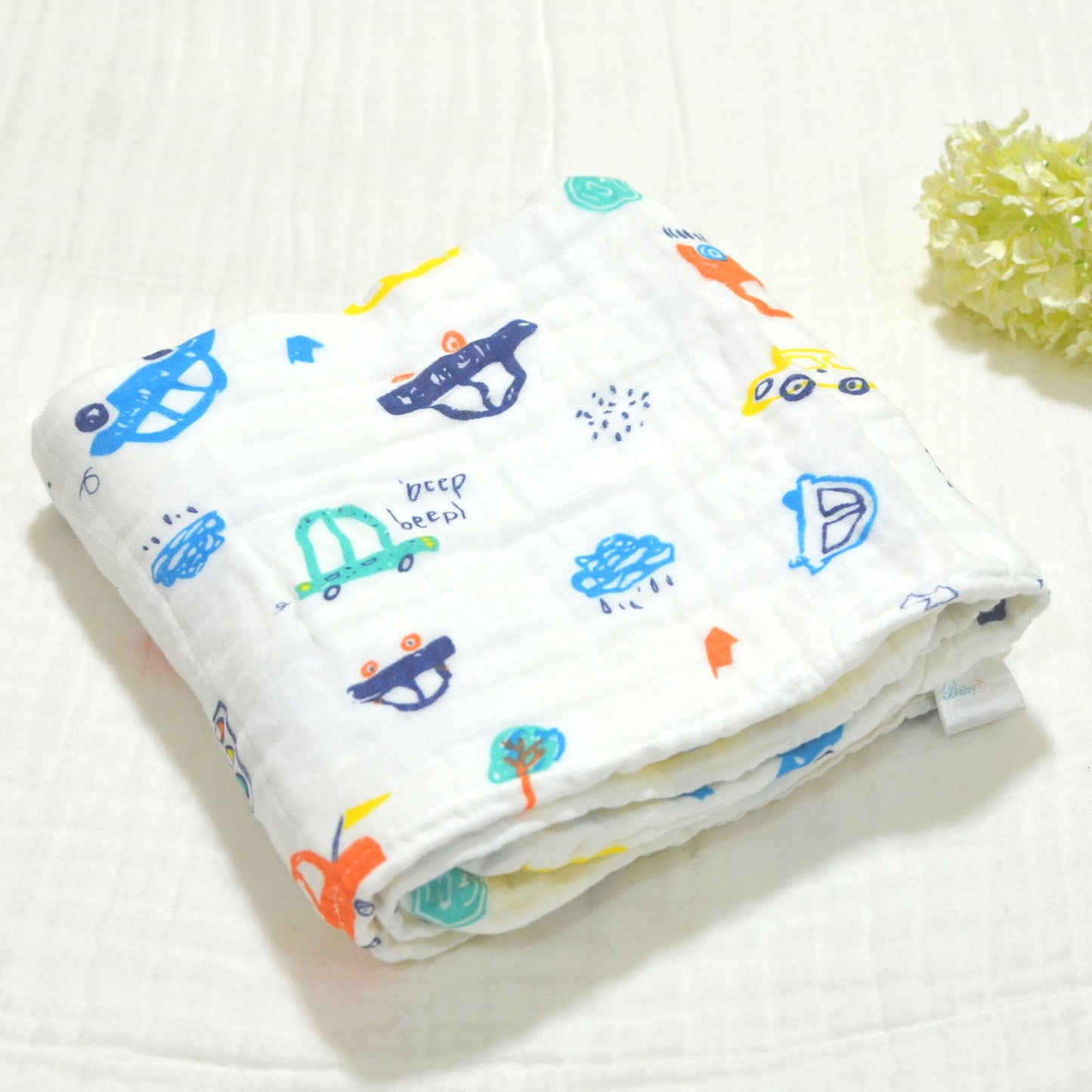 6 Layered Muslin Baby Blanket 100x100cm