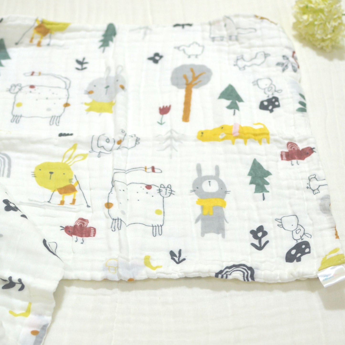 6 Layered Muslin Baby Blanket 100x100cm