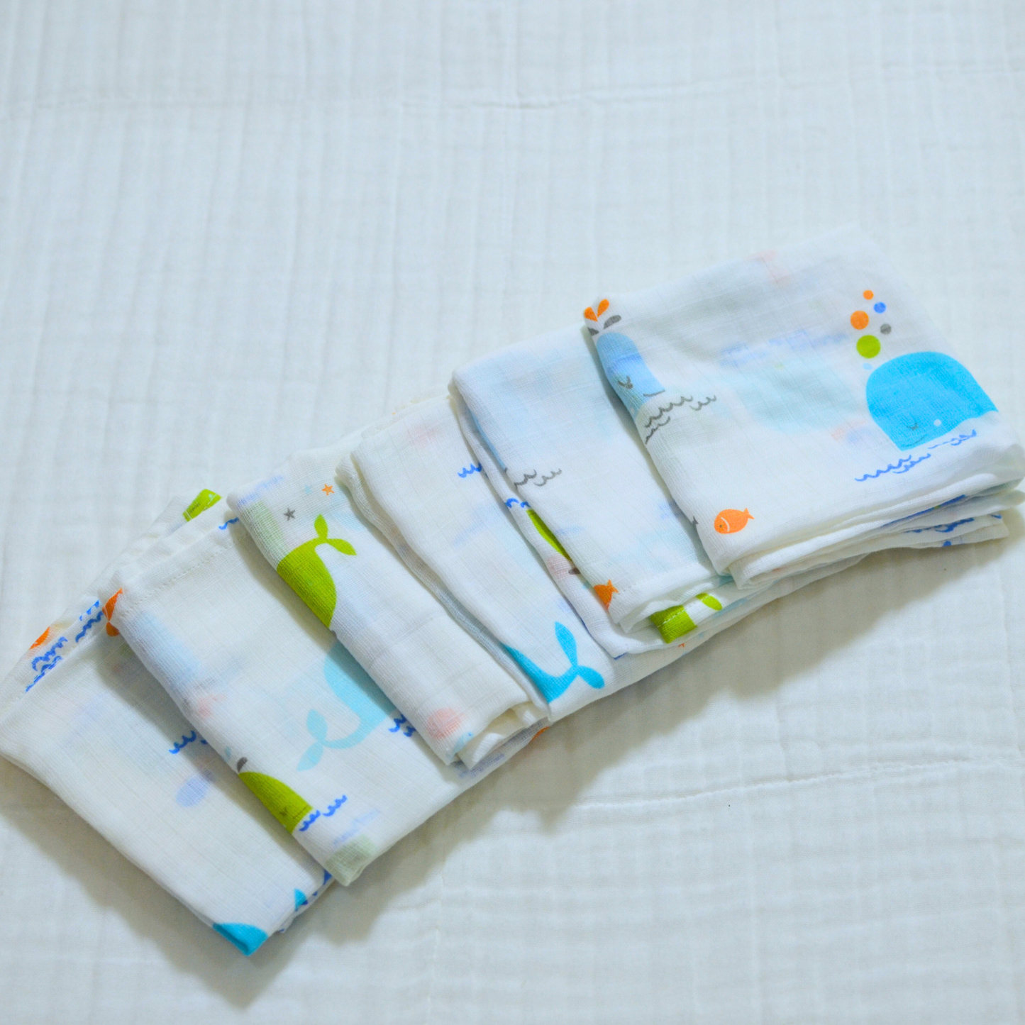 Muslin Cloth Nappies 6 Pack - 21" x 21"