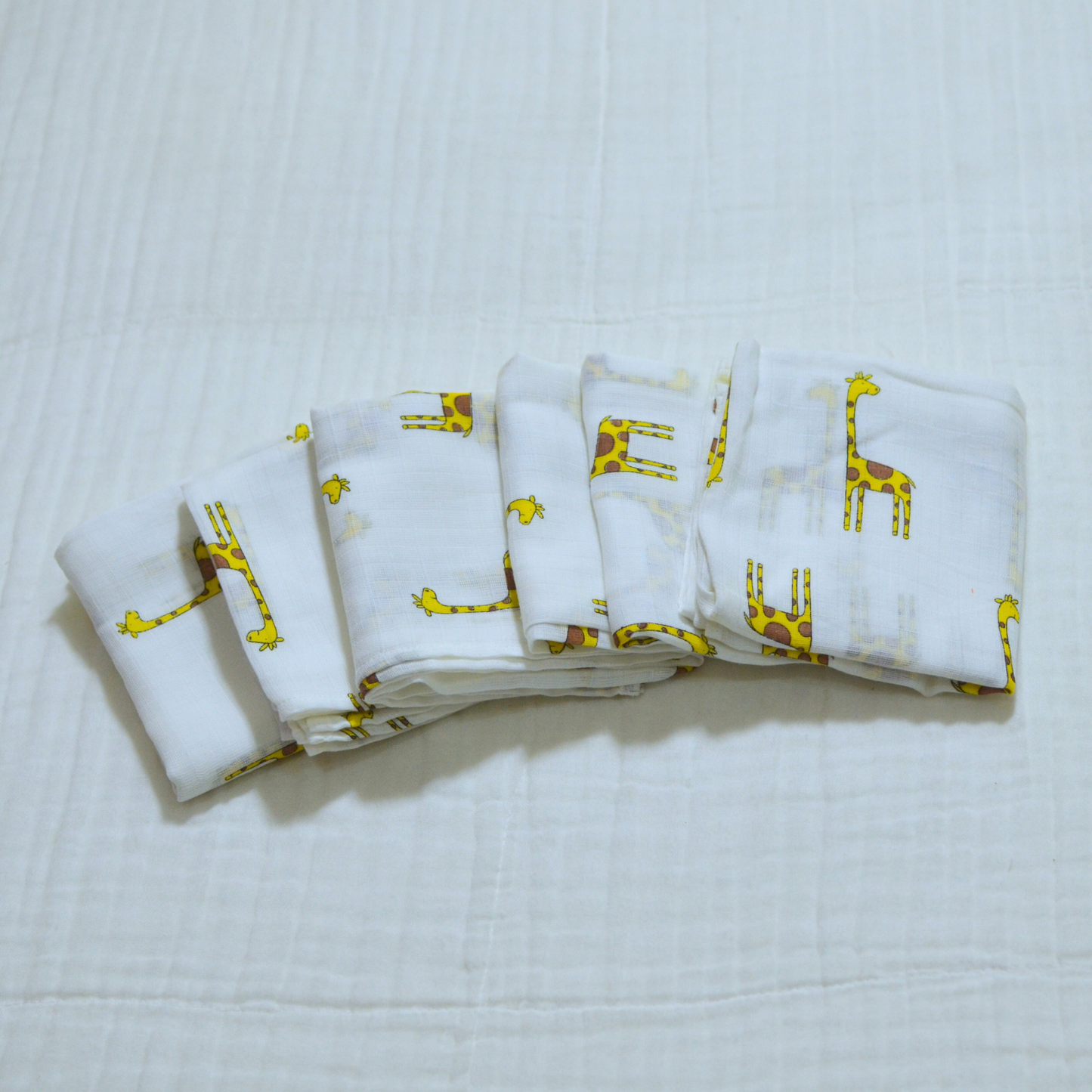 Muslin Cloth Nappies 6 Pack - 21" x 21"