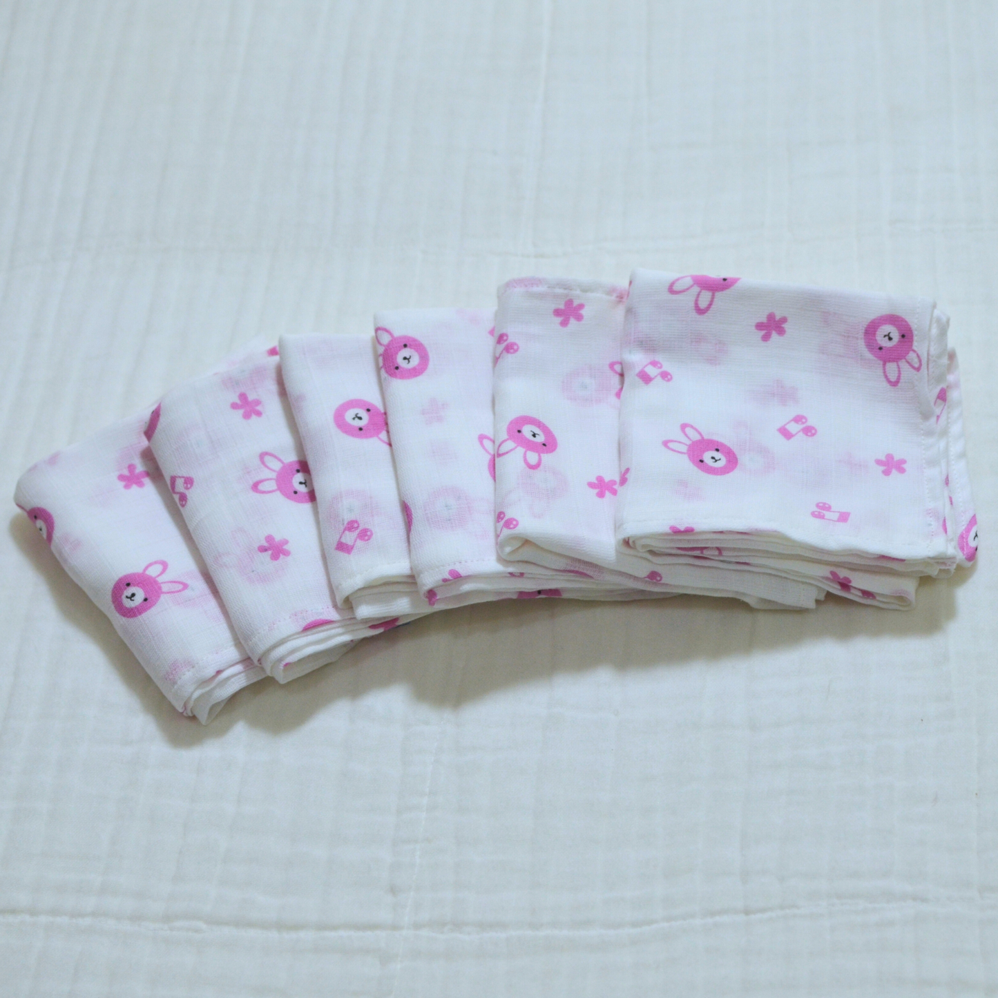 Muslin Cloth Nappies 6 Pack - 21" x 21"