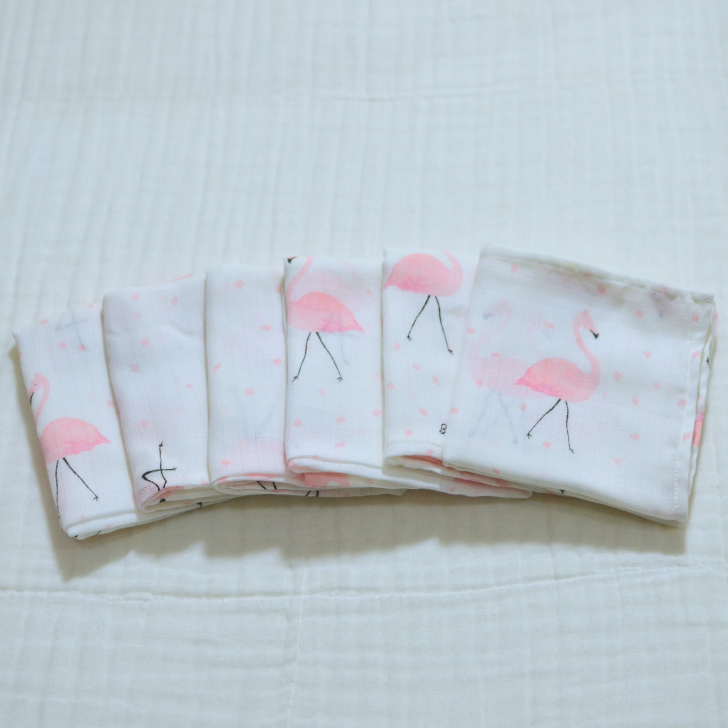Muslin Cloth Nappies 6 Pack - 21" x 21"