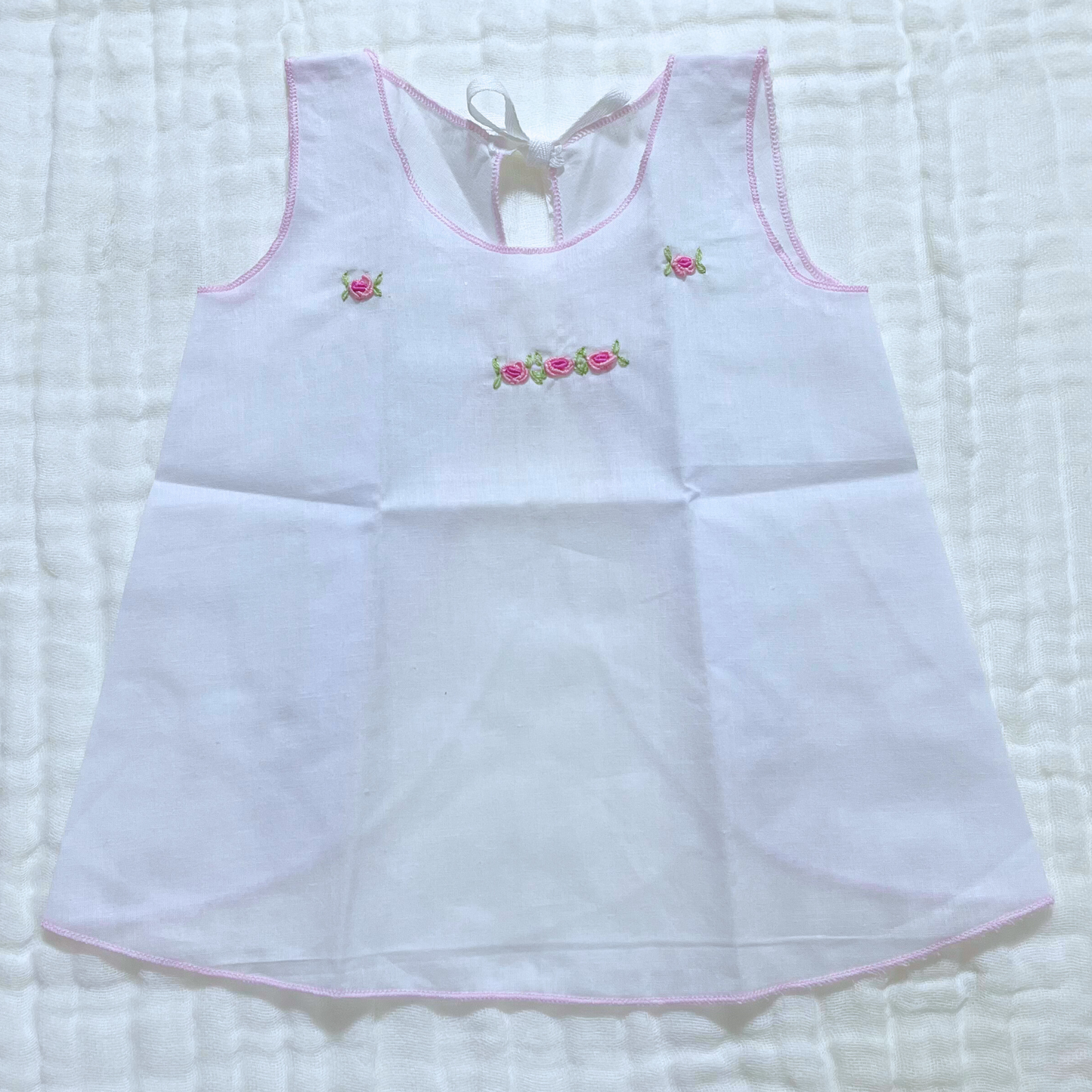 Handmade Newborn Shirt/Dress - Muslin VIII