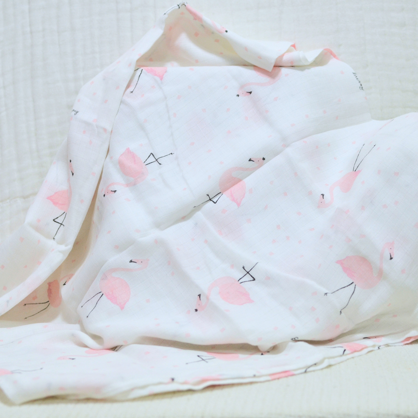 Muslin Swaddle 100% Cotton Printed - 120 x 120 cm II
