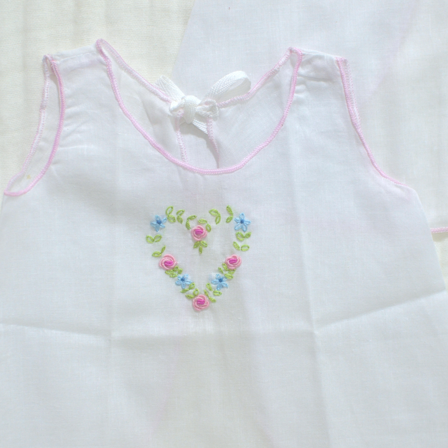 Handmade Newborn Shirt/Dress - Muslin VIII