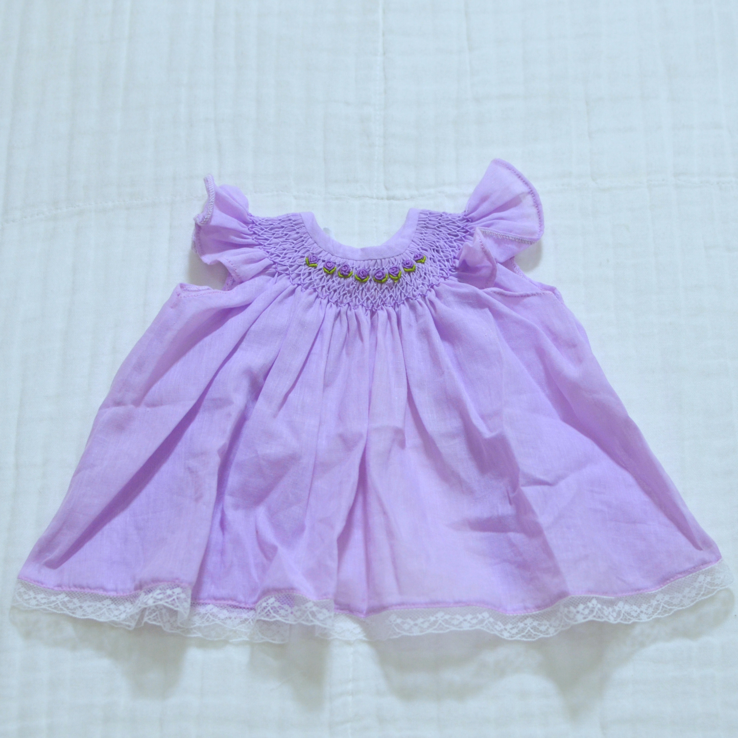 Handmade Bishop Smock Newborn Dress (Colours)
