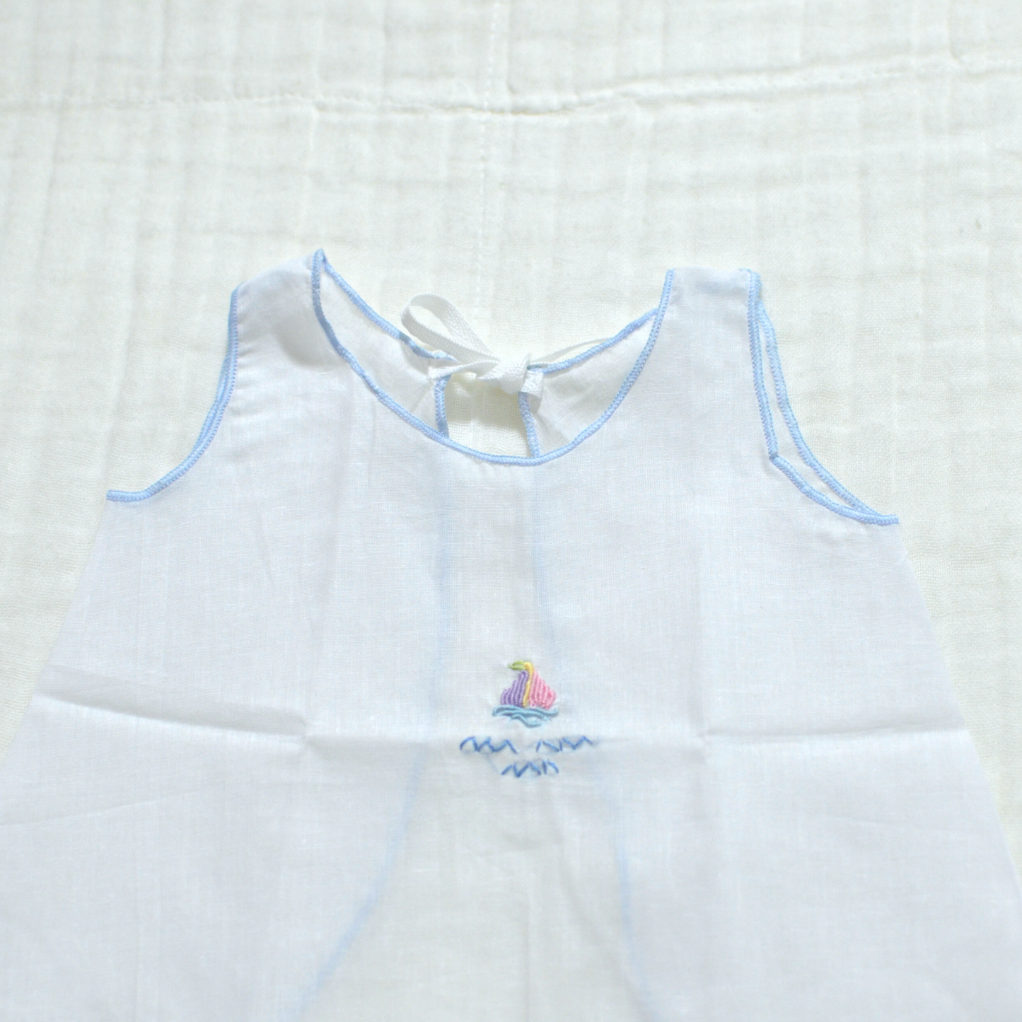 Handmade Newborn Shirt/Dress - Muslin VIII