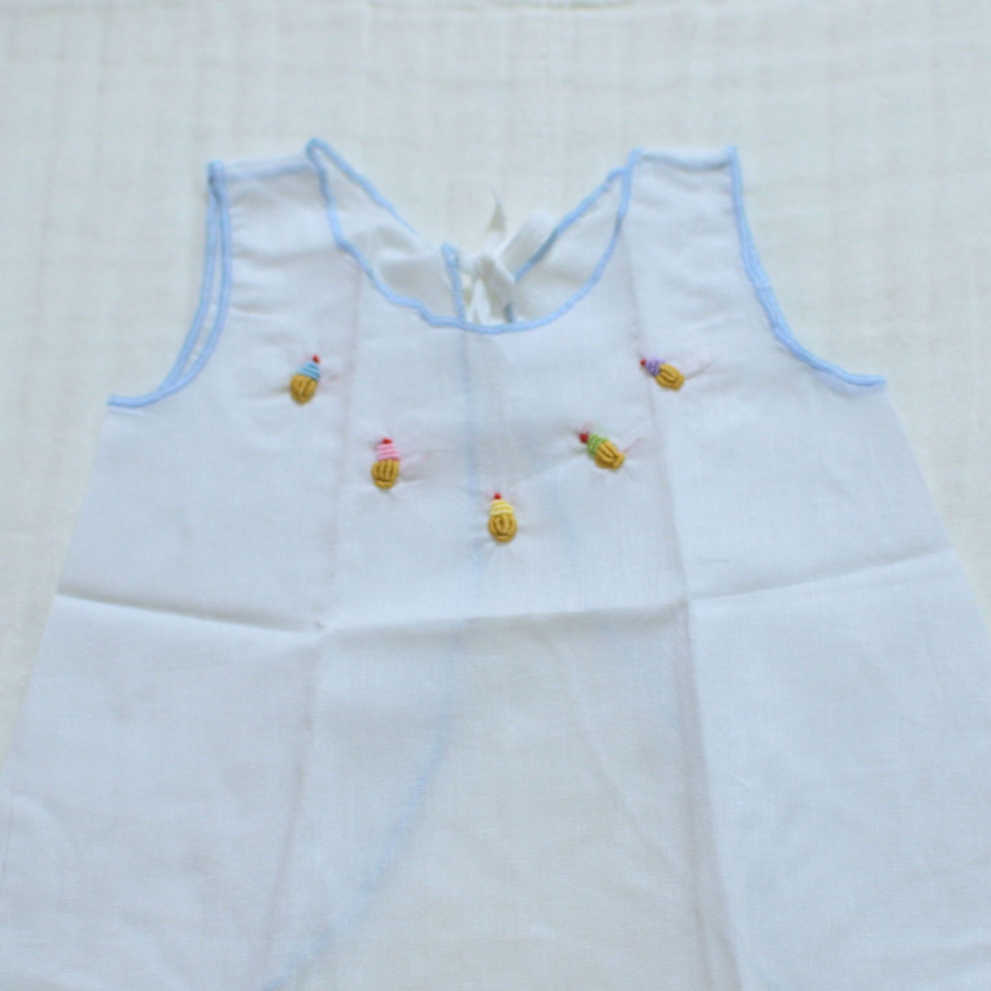 Handmade Newborn Shirt/Dress - Muslin VIII