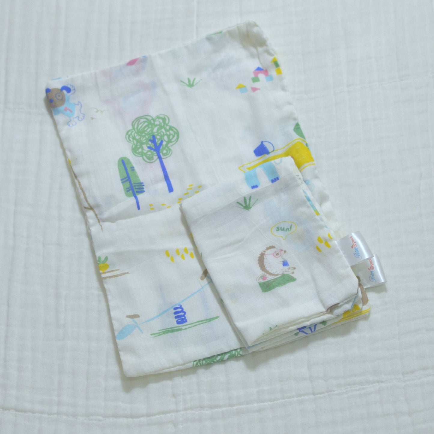 2 Baby Pillow Cases - 14"x10"