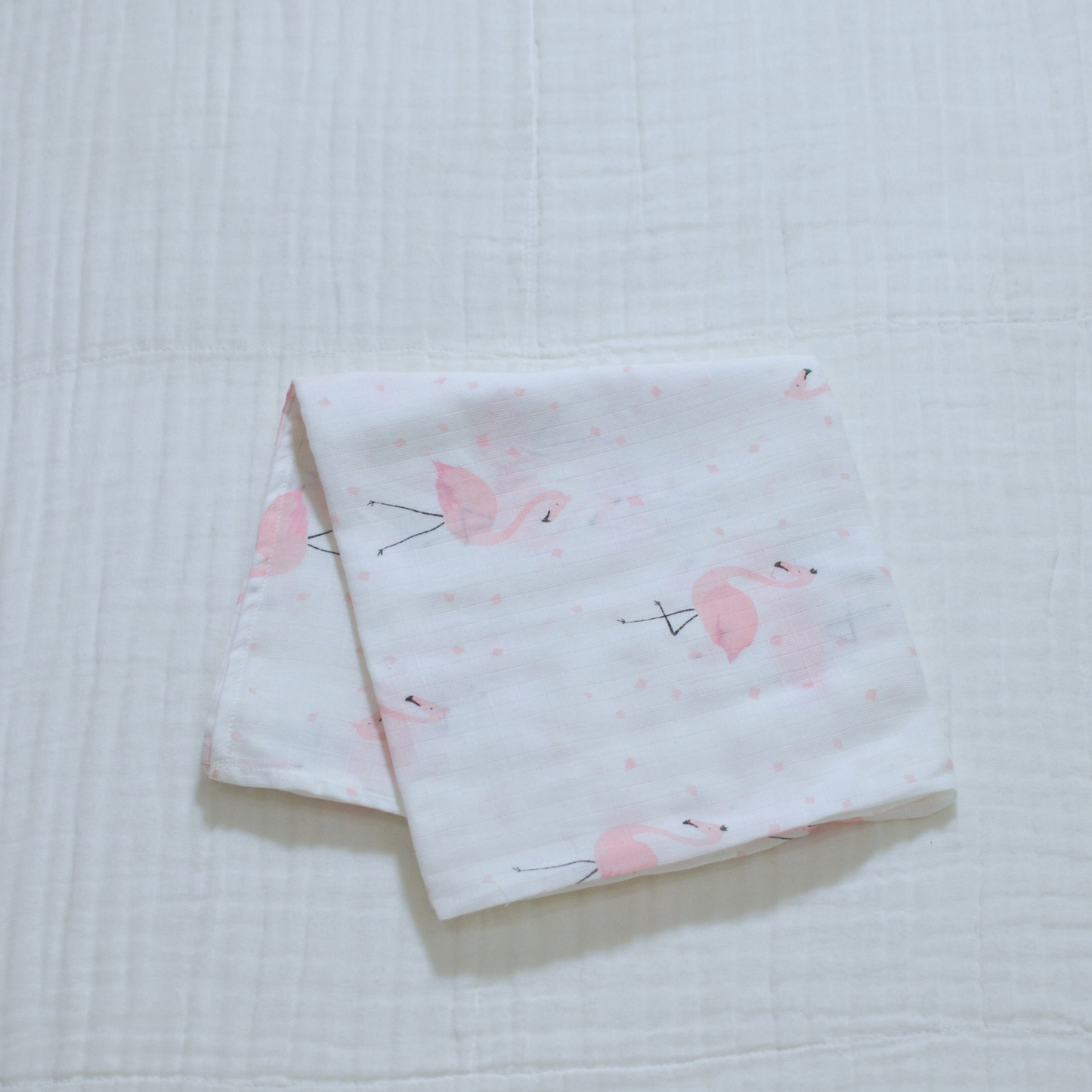 Muslin Cotton Receiving Baby Blanket 90x90cm