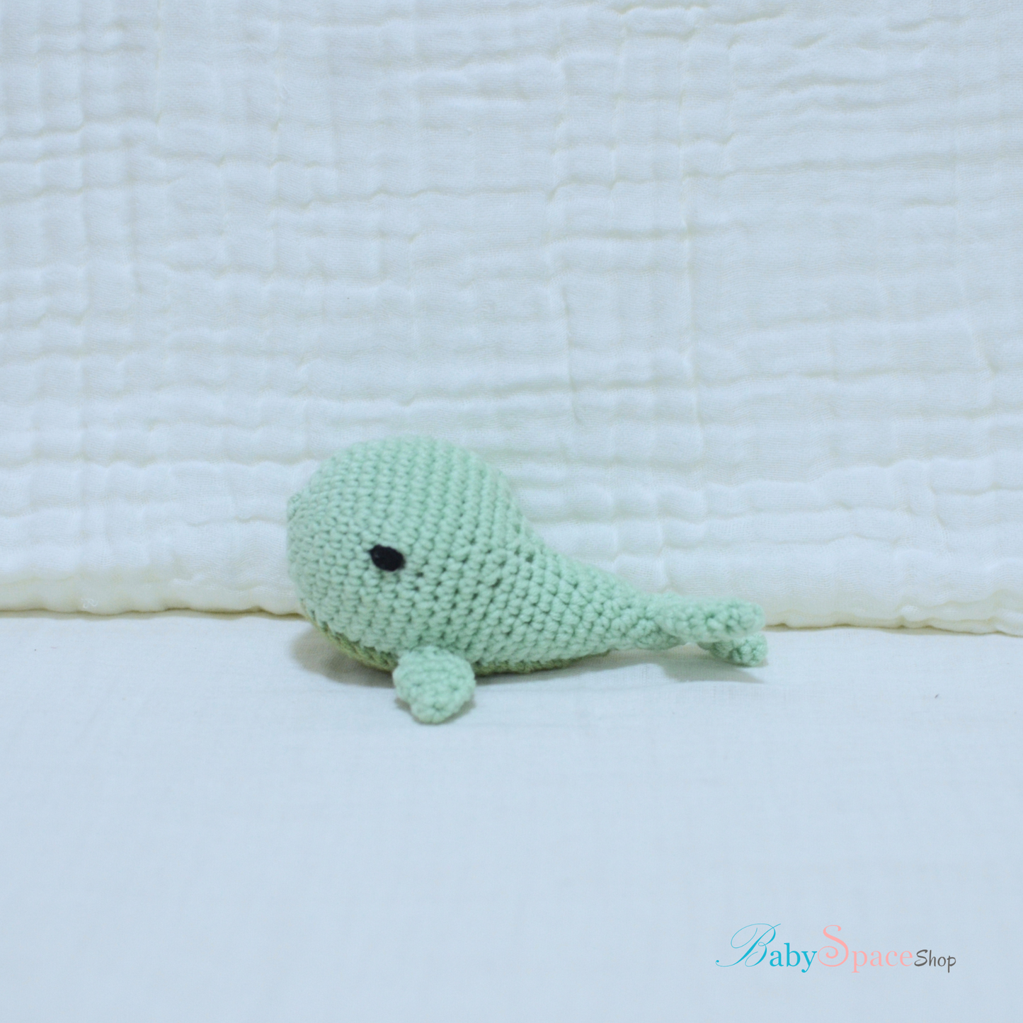 Handmade Crochet Rattle Whales Collection