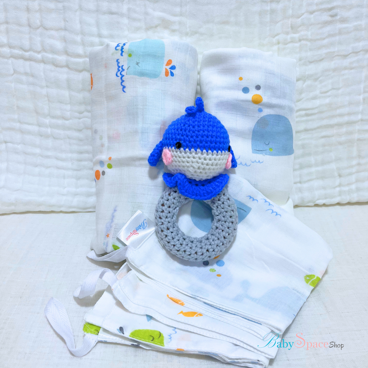 Blankets WashCloth Rattle Bundle